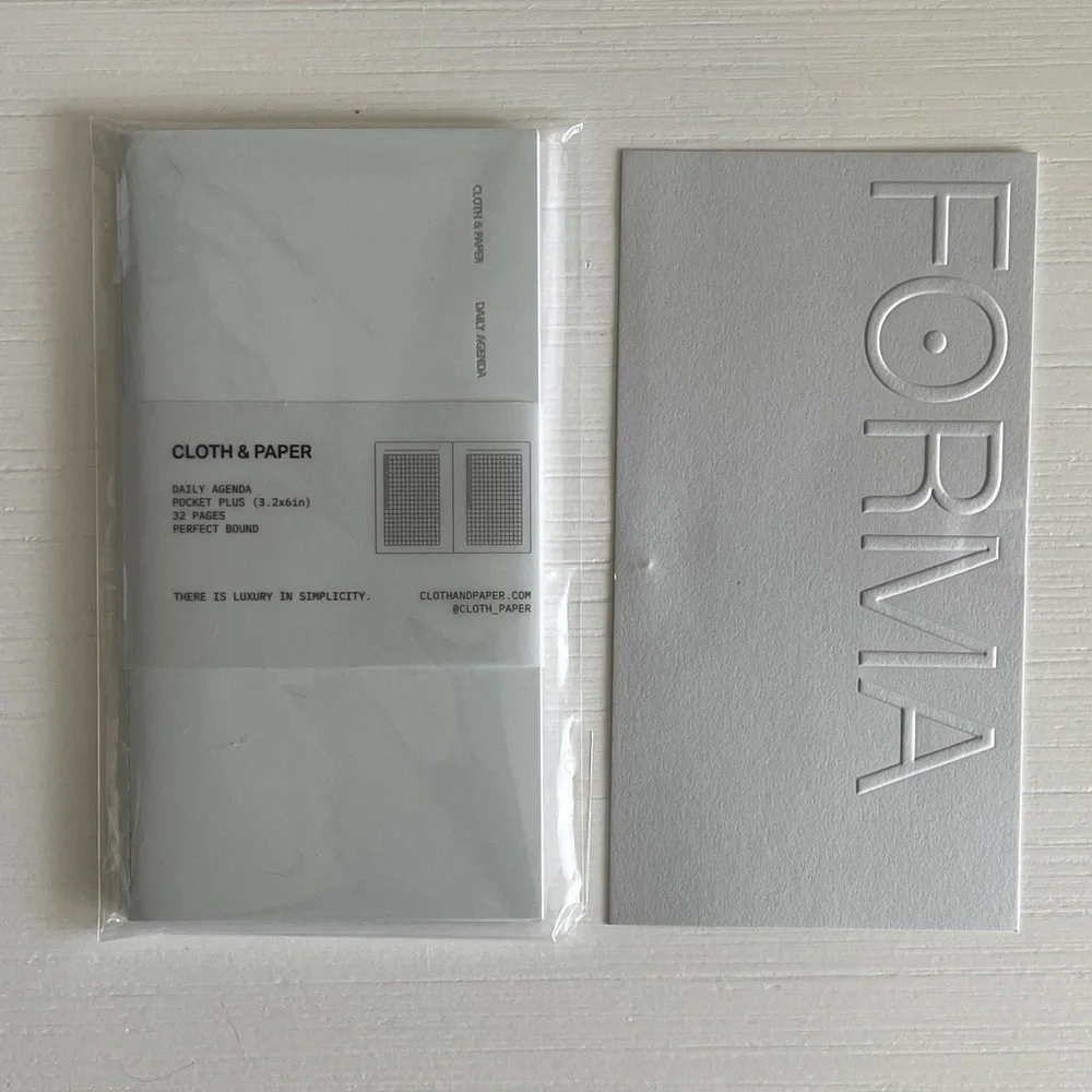 Cloth & Paper Forma Dashboard + Daily Agenda | Pocket Plus